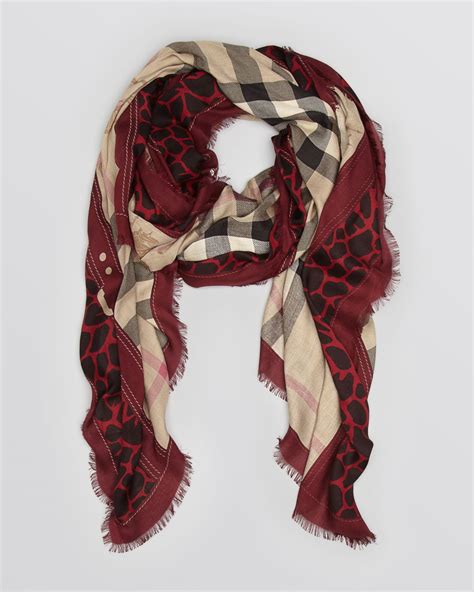 burberry print scarf ebay